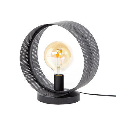 Lampe de table Guus 1L anneau perforé - charbon product