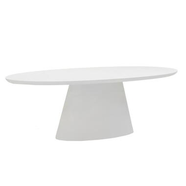 Table de jardin Ovale 160cm - Blanc Éco Composite - Cleo product
