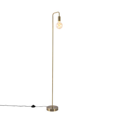 Qazqa vloerlampen facil bruin e27 product