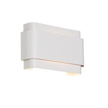 Qazqa applique murale industrielle blanche 2 lumières - coen product