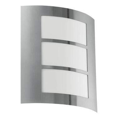 EGLO City Applique extérieure - E27 - Acier inoxydable; Plastique - Blanc; product