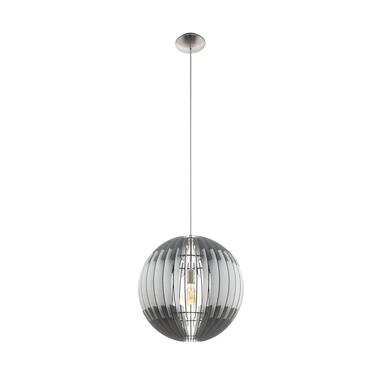 EGLO Olmero Lampe à suspension - E27 - Acier; Bois - Blanc: Gris product