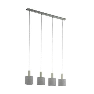 EGLO Concessa 2 Hanglamp - E27 - Staal/Textiel/Linnen - Grijs product