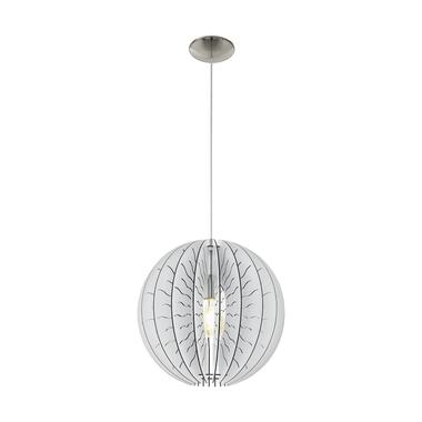 EGLO Fabessa Lampe à suspension - E27 - Acier; Bois - Blanc: Gris product