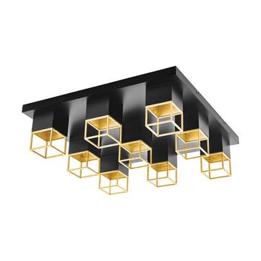 EGLO Montebaldo Plafonnier - GU10 - Acier - Noir ; product