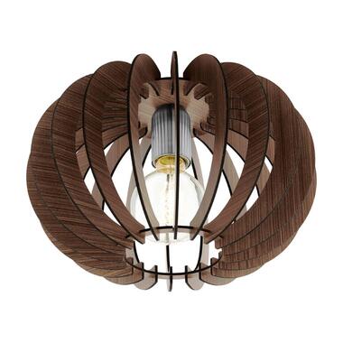 EGLO Stellato Plafonnier - E27 - Acier - Bois - Marron product
