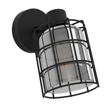 EGLO Consaca Opbouwspot - E27 - Staal/Glas - Zwart product