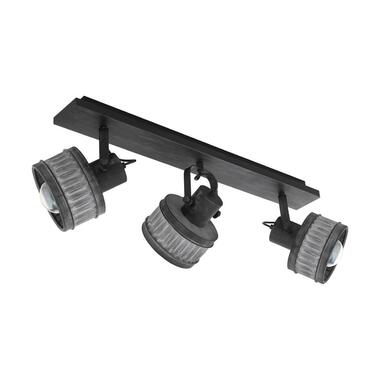 EGLO Turrock Opbouwspot - E27 - Staal - Zwart/Grijs product