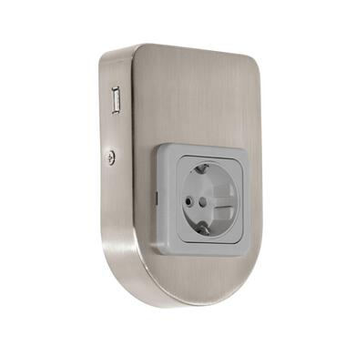 EGLO Taxano Opbouwspot - Geen fitting - Staal - Grijs product