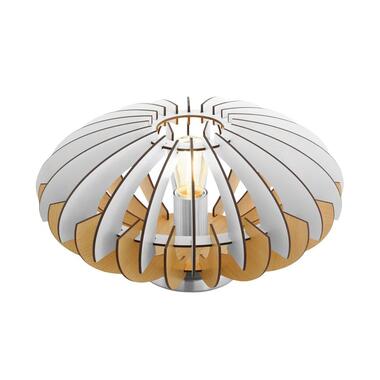 EGLO Sotos Lampe de table - E27 - Acier; Bois - Blanc; Marron product
