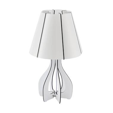 EGLO Cossano Lampe de table - E27 - Plastique - Bois - Blanc product