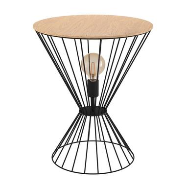 EGLO Desierto Lampe de table - E27 - Acier; Bois - Noir; product