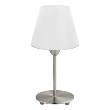 EGLO Damasco 1 Tafellamp - E14 - Staal/Glas - Wit:Grijs product