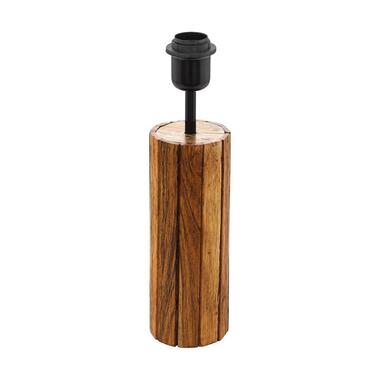 EGLO Thornhill Tafellamp - E27 - Staal/Hout - Zwart/Bruin product