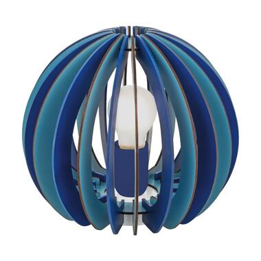 EGLO Fabella Lampe de table - E27 - Acier; Bois - Blanc; Bleu product
