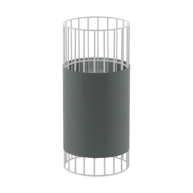 EGLO Norumbega Tafellamp - E27 - Staal/Textiel - Wit/Grijs product