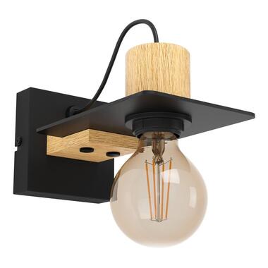 EGLO Bramerton Applique - E27 - Acier;Bois - Noir;Marron product