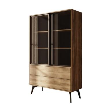 Meubella Spa - Vitrine - Chêne - 100x39x165 cm product