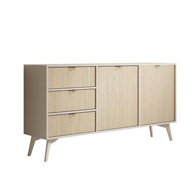 Meubella Crédence Essence - Beige - Chêne clair - 158 cm product