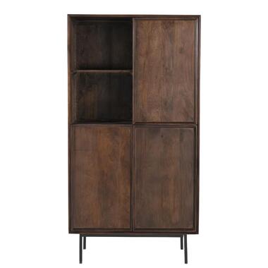Armoire Bois de manguier brun foncé - 170x40x90cm - Ravenstein product