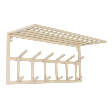 LOFT42 Kapstok Jaimy - Beige – Metaal – 6 dubbele haken - 80x35x30 product