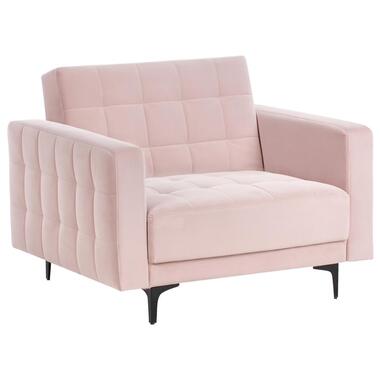 Fauteuil ABERDEEN Velours Rose pastel product