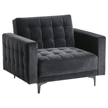 ABERDEEN - Fauteuil - Zwart/Zwart - Fluweel product