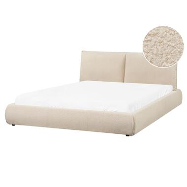 Lit avec sommier Bouclé VINAY 160 x 200 cm Beige clair product