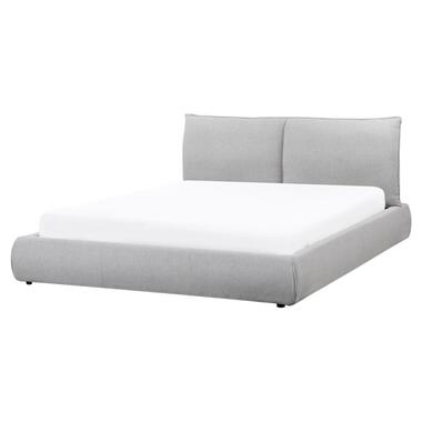 VINAY - Tweepersoonsbed - Grijs - 160 x 200 cm - Polyester product