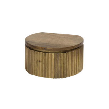 Table de chevet sable bois de manguier 30x26x15cm - Wave product