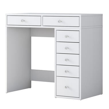 Coiffeuse blanche bois 90x44,5x81,6cm - Beyas product