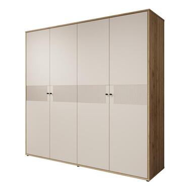 Meubella - Kleerkast Riggs - Beige - 224 cm product