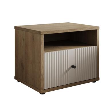 Meubella Table de chevet Riggs - Beige - 55 cm product