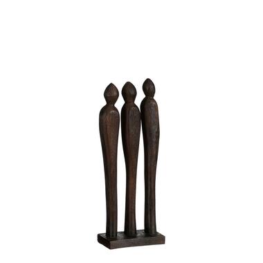 Mica Decorations Pegara Woondecoratie - L7 x B13 x H35 cm - Hout product