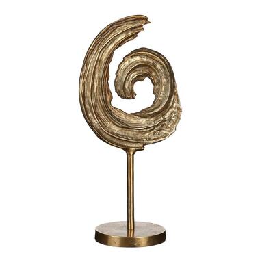 Mica Decorations Curla Woondecoratie - L23 x B15 x H46 cm - Goud product