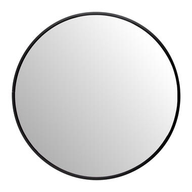 QUVIO Spiegel ø50 cm - Rond - Zwart product