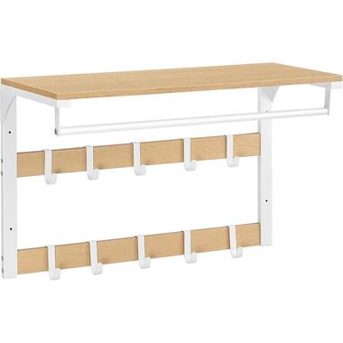 Parya Home Wandkapstok met Opbergruimte – Halorganizer product