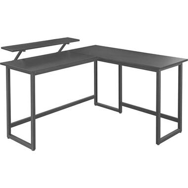 Parya bureau, L-vormig computerbureau met beweegbare monitor. product