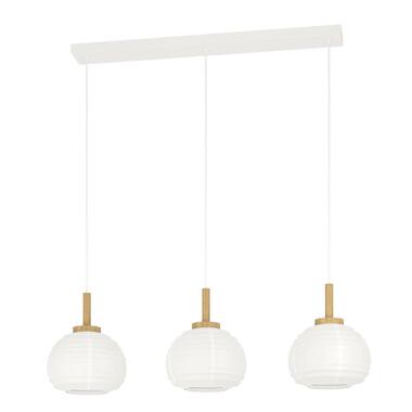 EGLO Summerhill Lampe suspendue - E27 - Bois ; Papier - Blanc ; product