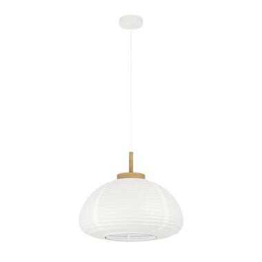 EGLO Summerhill Lampe suspendue - E27 - Bois ; Papier - Blanc ; product