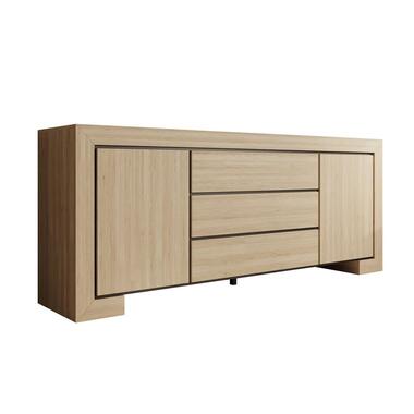 Meubella Cayuga - Buffet - Chêne - 225x48x90 cm product