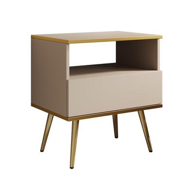 Meubella Table de chevet Orleans - Beige - 54 cm product