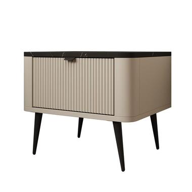 Meubella Table de chevet Mace - Beige - 50 cm - Lot de 2 product