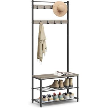 Parya Home 3-in-1 Kapstok met Schoenenrek – Entreekast met bankje product