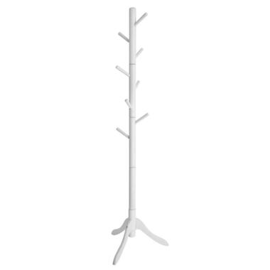 Bobbel Home - Vrijstaande kapstok - 8 haken - Boomvorm - Hout - Wit product