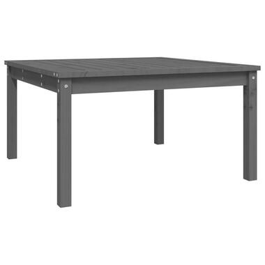 vidaXL - Loungetafel - Grijs - Massief grenenhout - 82,5x82,5x45 cm product