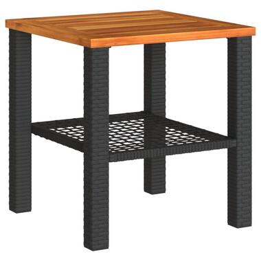 vidaXL - table de jardin - Noir - Rotin synthétique - 40 x 40 x 42 cm product