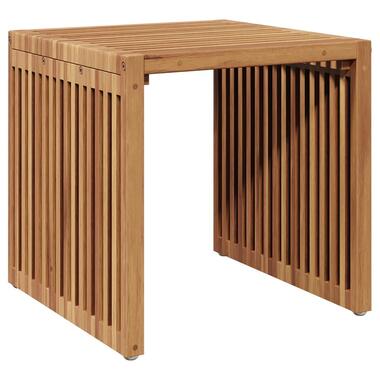 vidaXL - Table d'appoint de jardin - Marron - Teck massif - 45 x 42.5 x 45 cm product