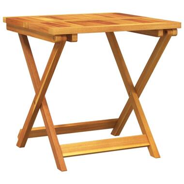 vidaXL - Loungetafel - Inklapbaar - Massief acaciahout - 50x50x50cm product