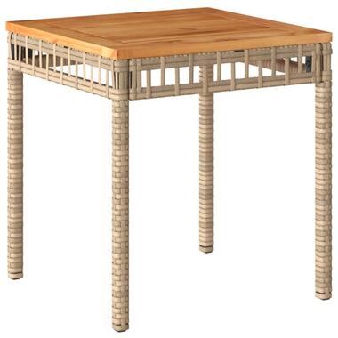 vidaXL - table de jardin - Beige - Rotin synthétique product